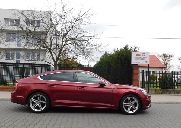 Audi A5 cena 111111 przebieg: 123600, rok produkcji 2019 z Drawsko Pomorskie małe 121